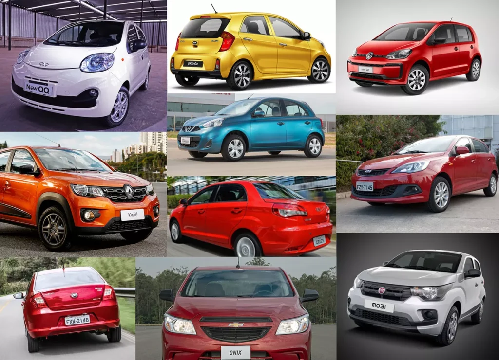 Quais os 10 carros populares mais baratos?